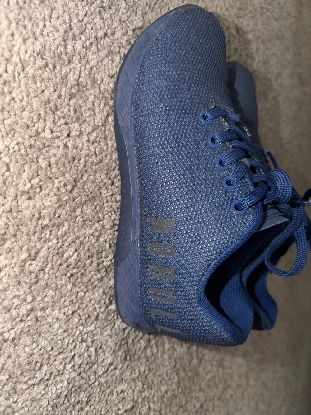 NOBULL Navy Blue Knit Trainer